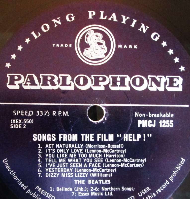 The Beatles Help PMCJ 1255