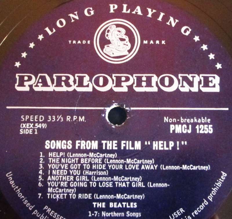The Beatles Help PMCJ 1255