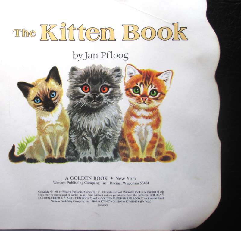 The Kitten Book by Jan Pfloog