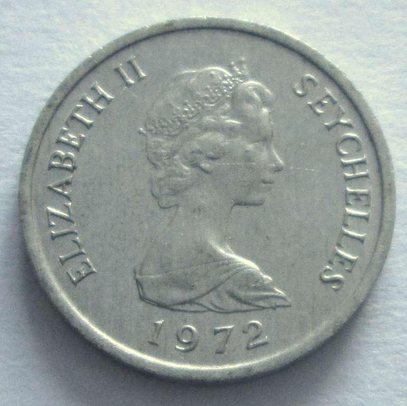 1972 Seychelles 1 Cent