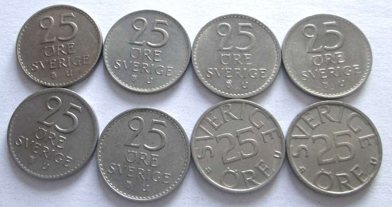 25 Ore Sweden 1962 + 1963 + 1964 + 1969 + 1970 + 1973 + 1982 + 1979