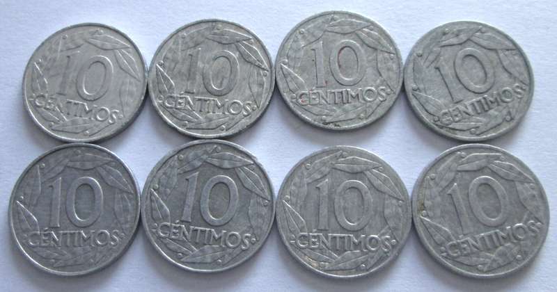 1959 Spain 10 Centimos