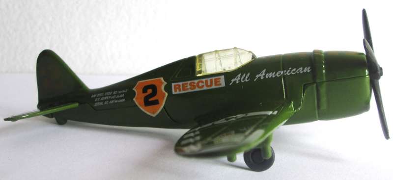1998 Thunderbolt P 47D Rescue All American Matchbox