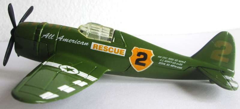 1998 Thunderbolt P 47D Rescue All American Matchbox