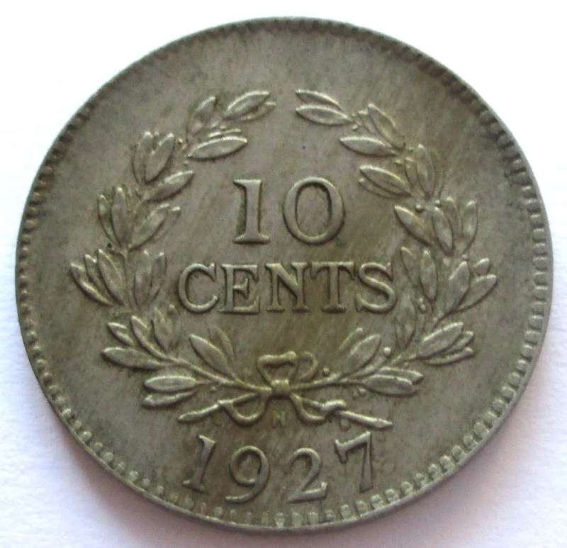 1927 British Malaysia Sarawak 10 Cents