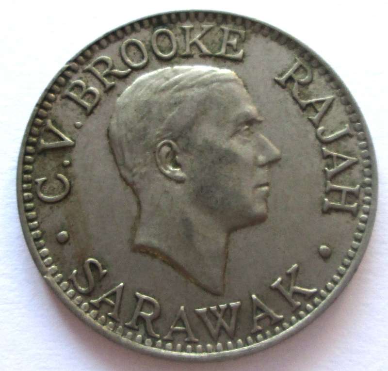 1927 British Malaysia Sarawak 10 Cents