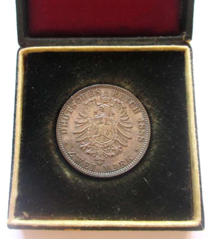 1888 Germany States Prussia 2 Mark