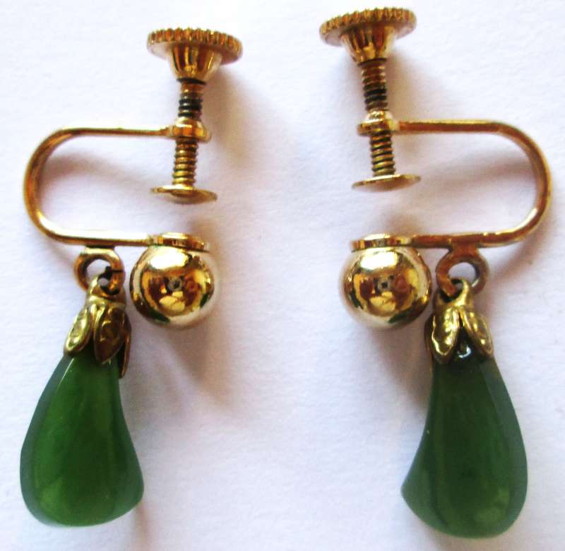 Westland Greenstone Pounamu Drop Earrings New Zealand