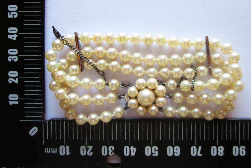 Majorica Spain Bracelet No F381533 / Certificate