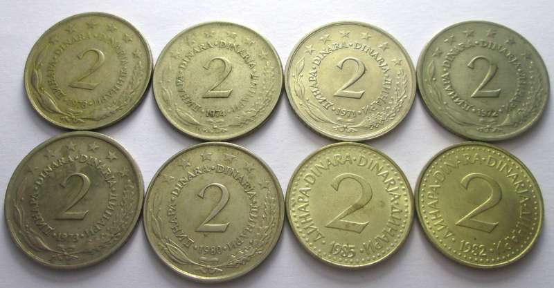 2 Dinara Yugoslavia 1971 - 1974 + 1978 + 1980 + 1982 + 1985