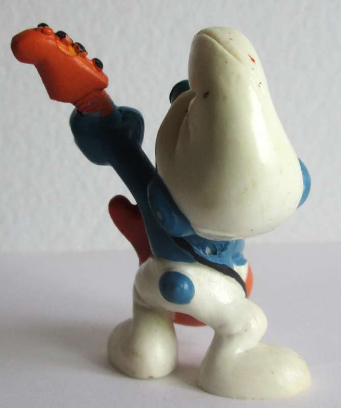 Guitar Smurf made in West Germany Peyo