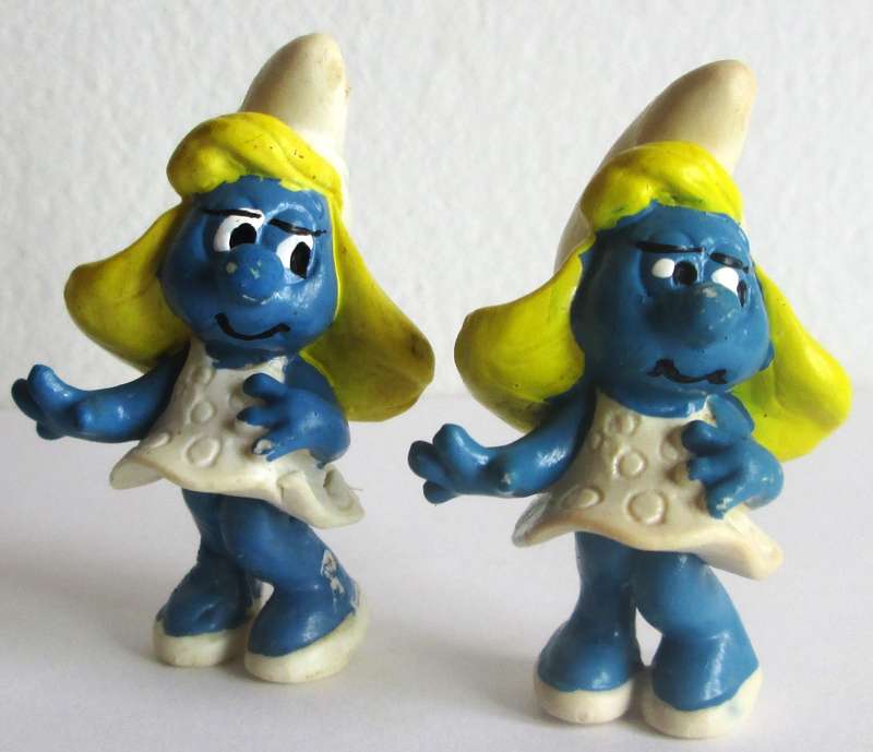 Smurfette Smurf made in West Germany Peyo
