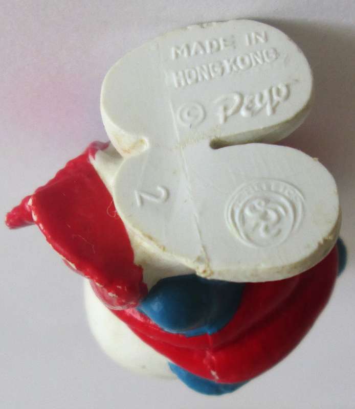Cold Smurf made in Hong Kong Peyo