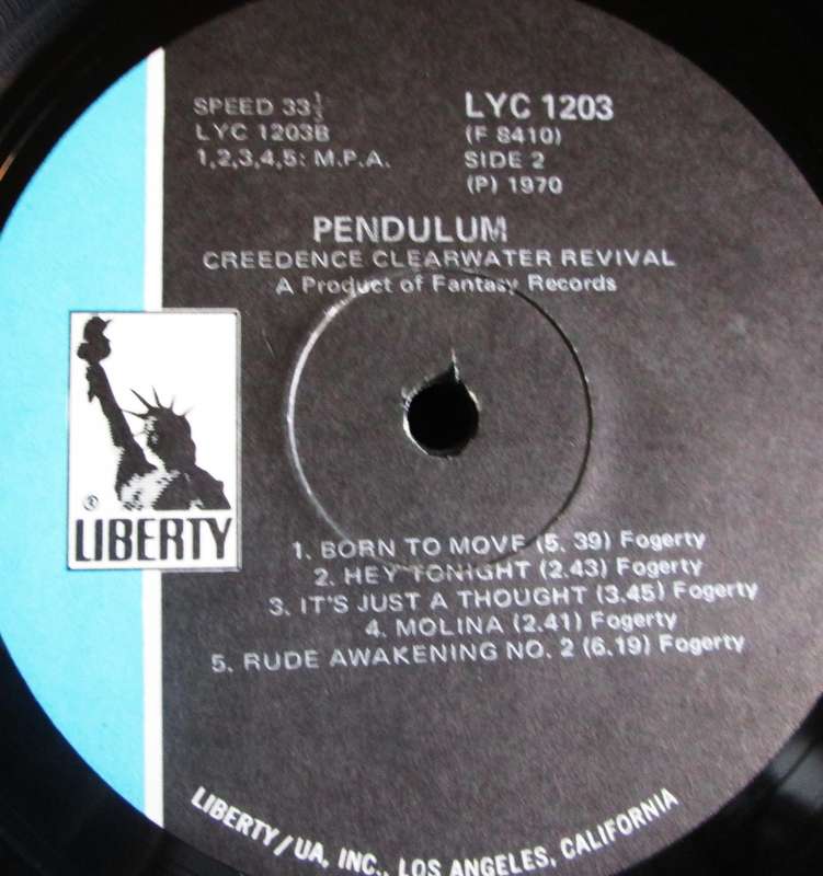 1970 Creedence Clearwater Revival LYC 1203