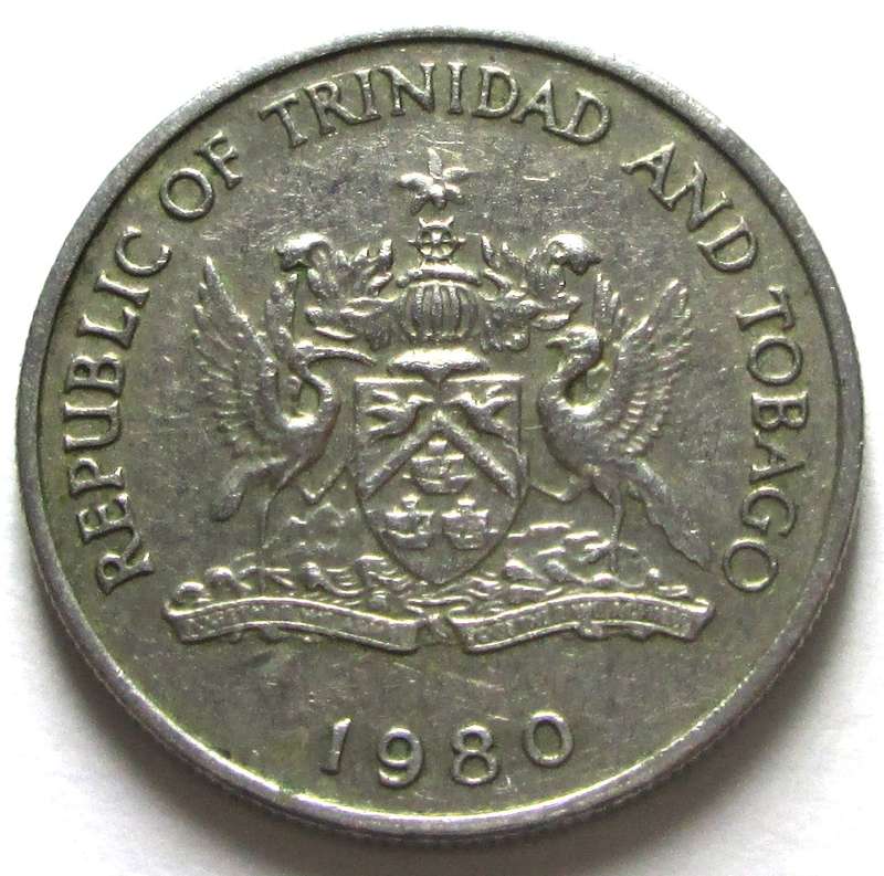 1980 Trinidad and Tobago 25 Cents