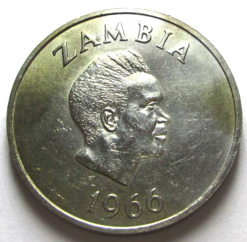 1966 Zambia 2 Shillings