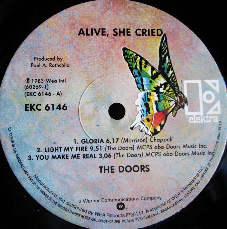 1983 Doors Alive She Cried ECKC 6146