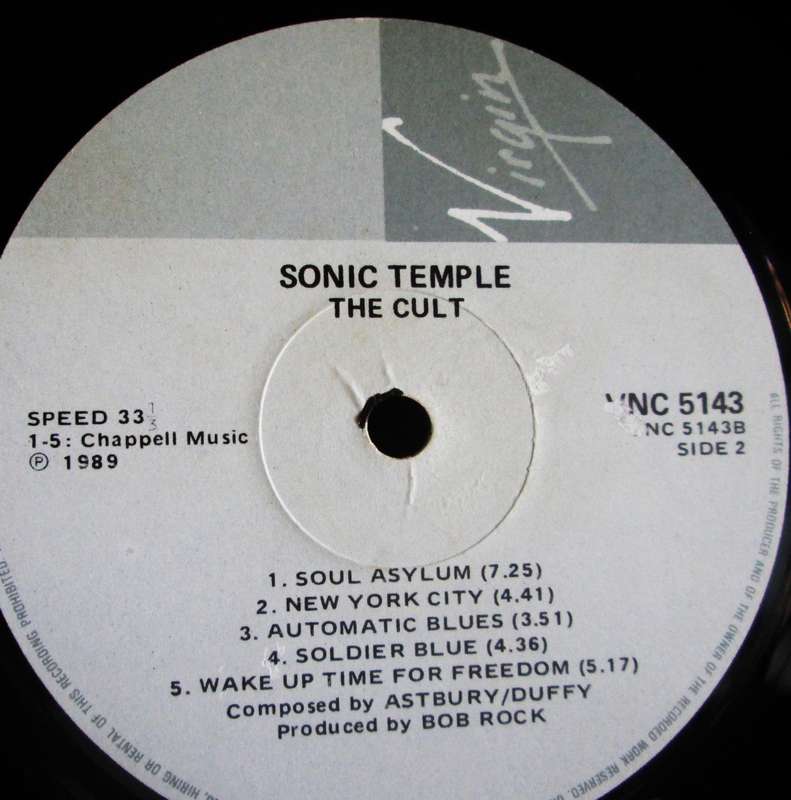 1989 The Cult Sonic Temple VNC 5143