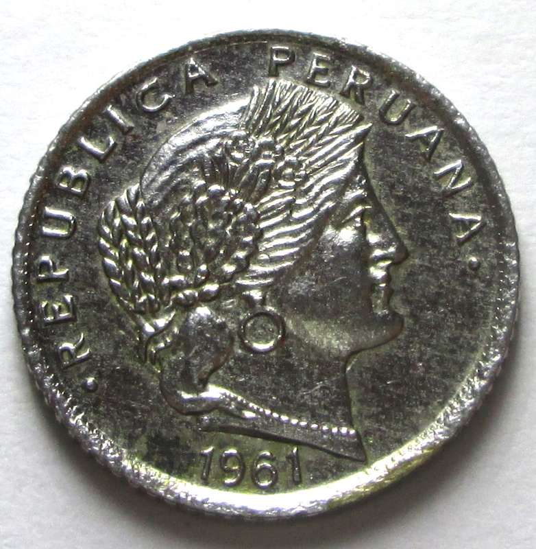 1961 Peru 5 Centavos