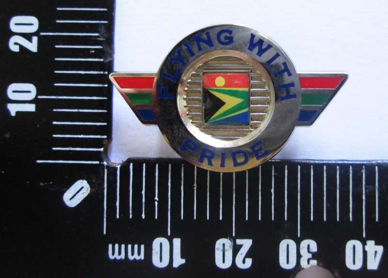 South African Airways Flying with Pride Badge
