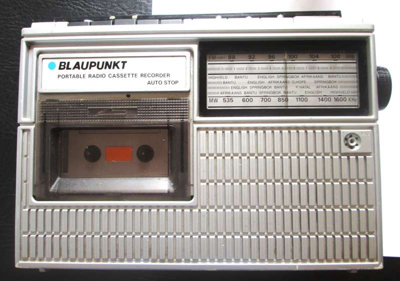 Blaupunkt Portable Radio Cassette Recorder FM and MW Auto Stop Model CRC 443
