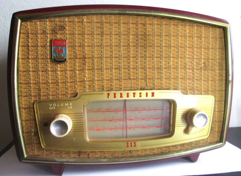 Ferguson 313 Radio Corporation Enfield London England Serial Nr 4298