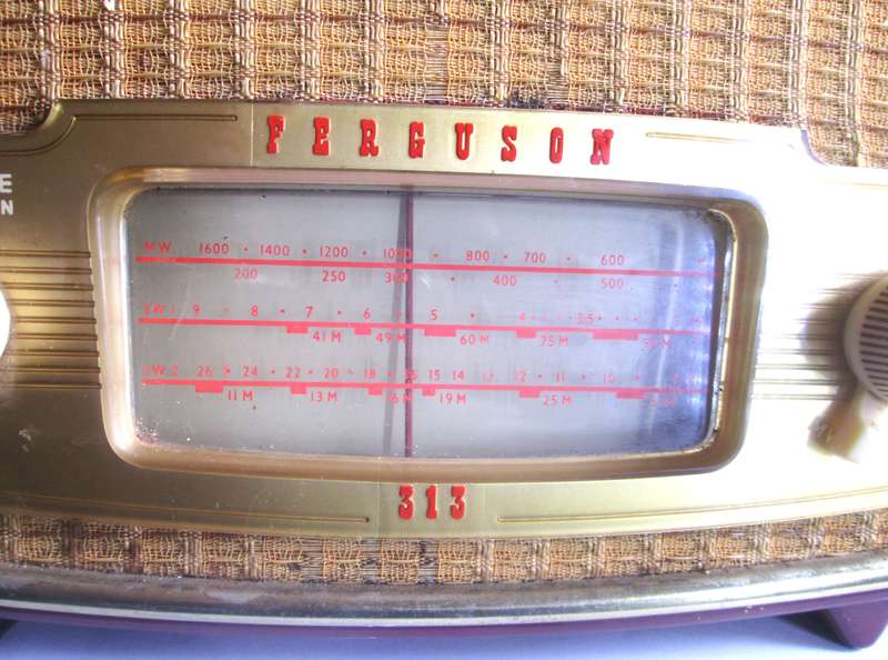 Ferguson 313 Radio Corporation Enfield London England Serial Nr 4298