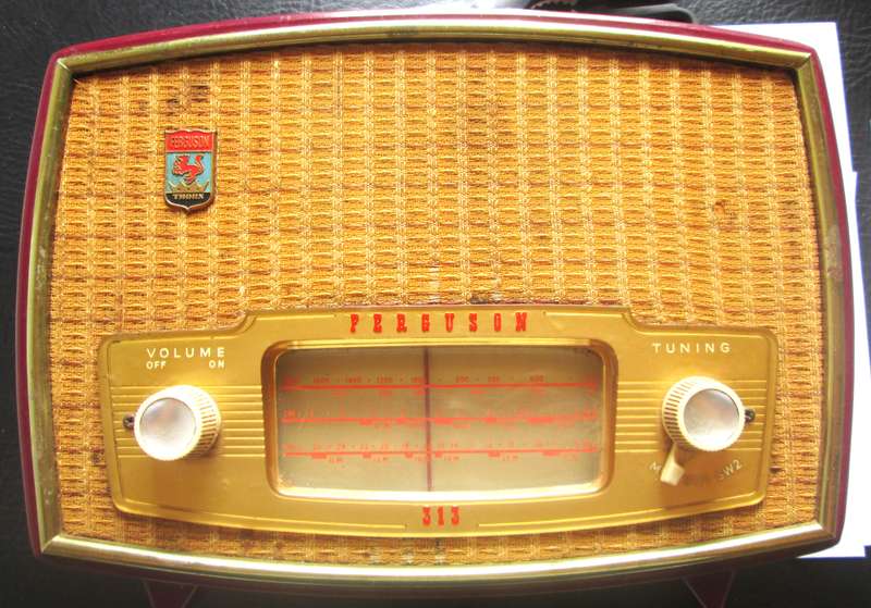 Ferguson 313 Radio Corporation Enfield London England Serial Nr 4298