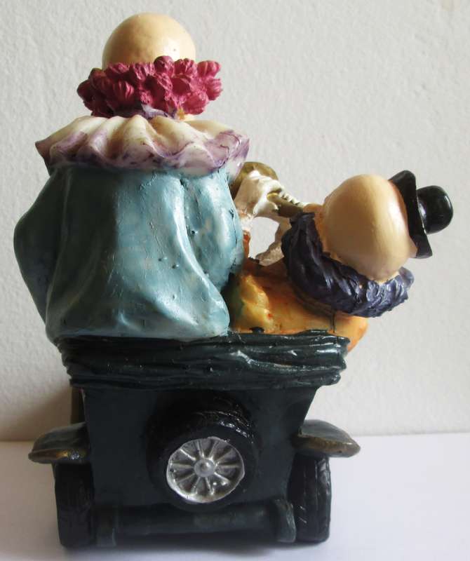 Circus Clowns in a Car Ornament