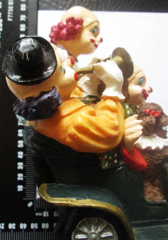 Circus Clowns in a Car Ornament
