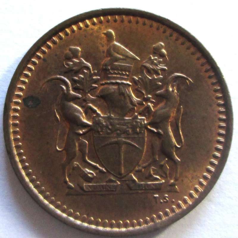 1971 Rhodesia Half Cent