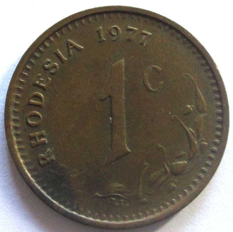 1977 Rhodesia 1 Cent