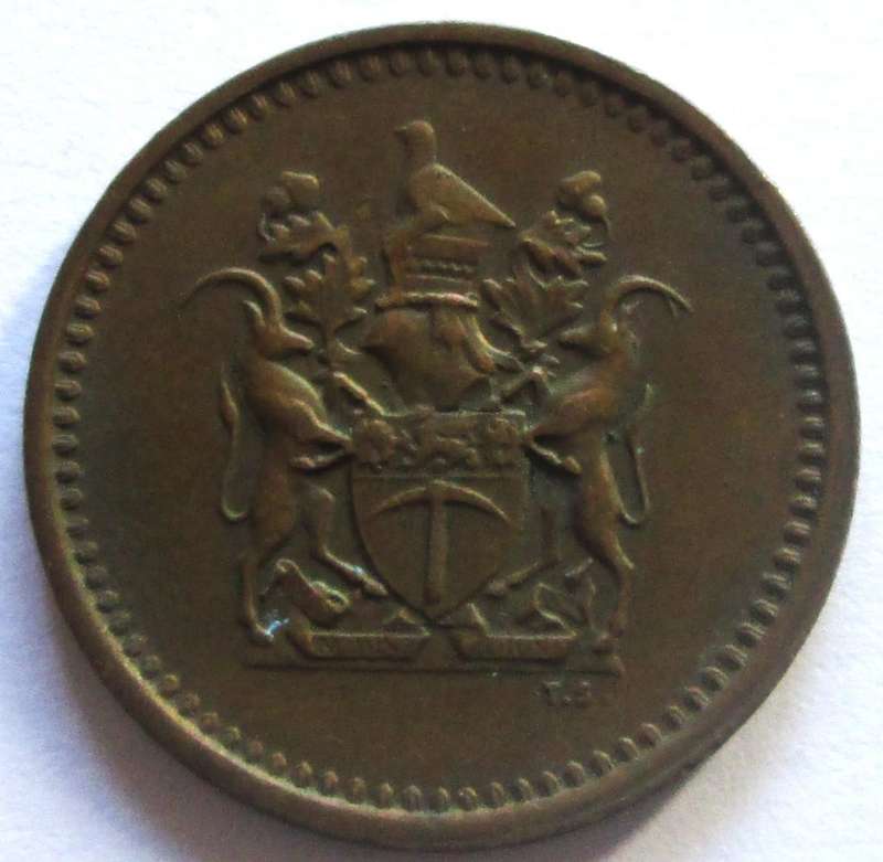 1977 Rhodesia 1 Cent