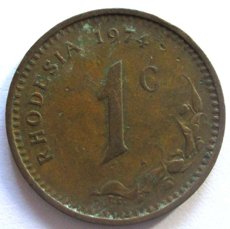 1974 Rhodesia 1 Cent