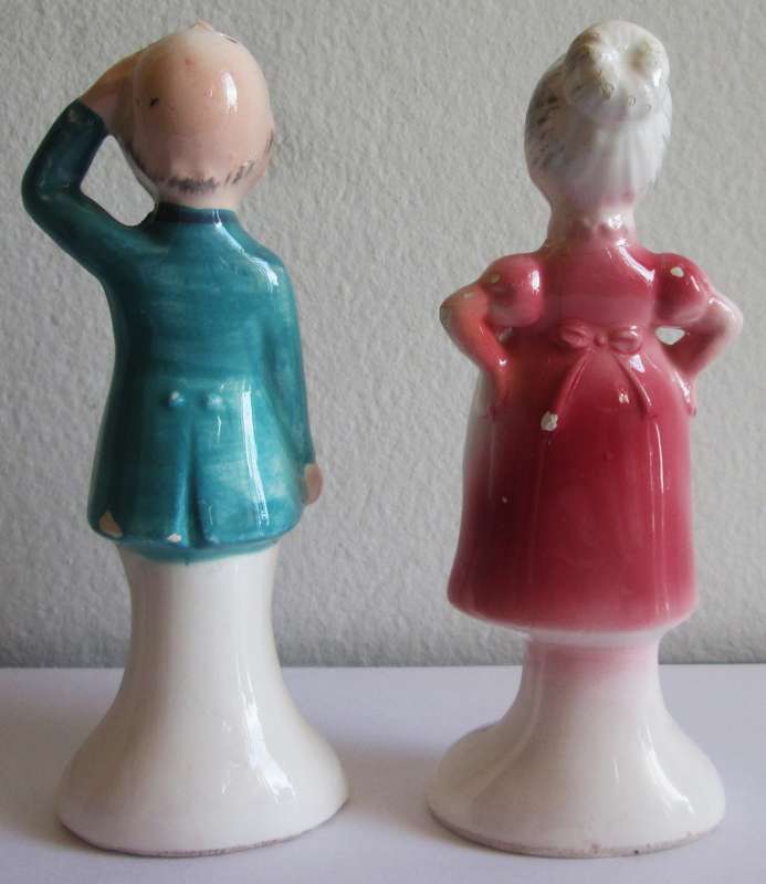 Grandma and Grandpa One time for old times sake Enesco Salt Pepper Shakers
