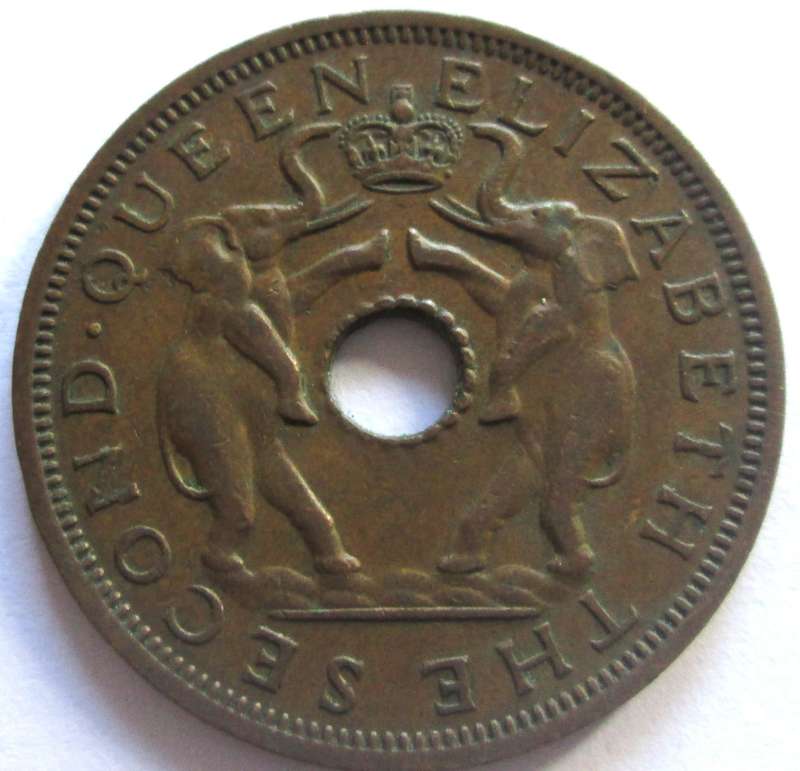 1962 Rhodesia and Nyasaland 1 Penny