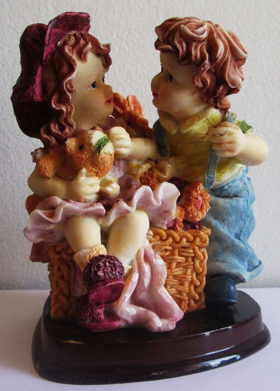In Love Boy and a Girl Ornament