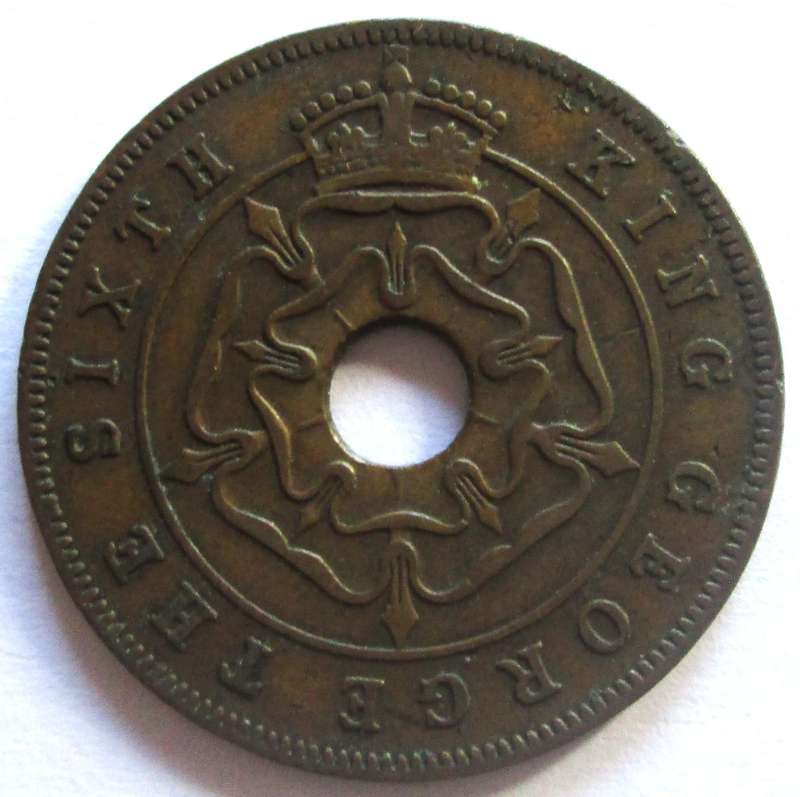 1951 Southern Rhodesia 1 Penny