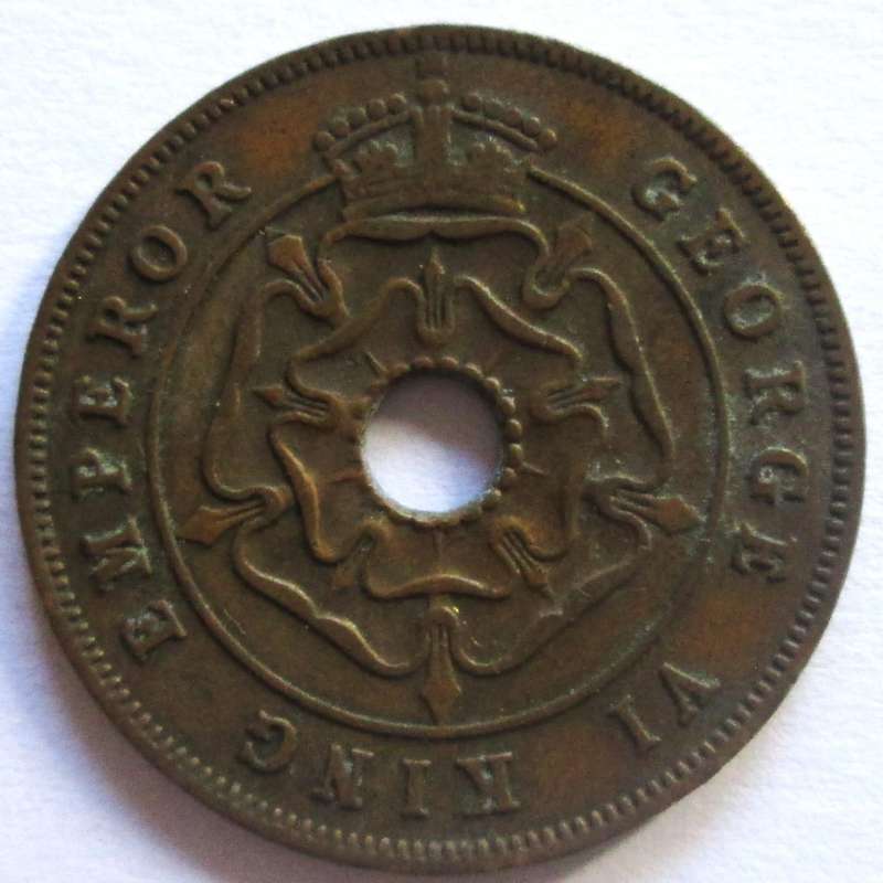 1944 Southern Rhodesia 1 Penny