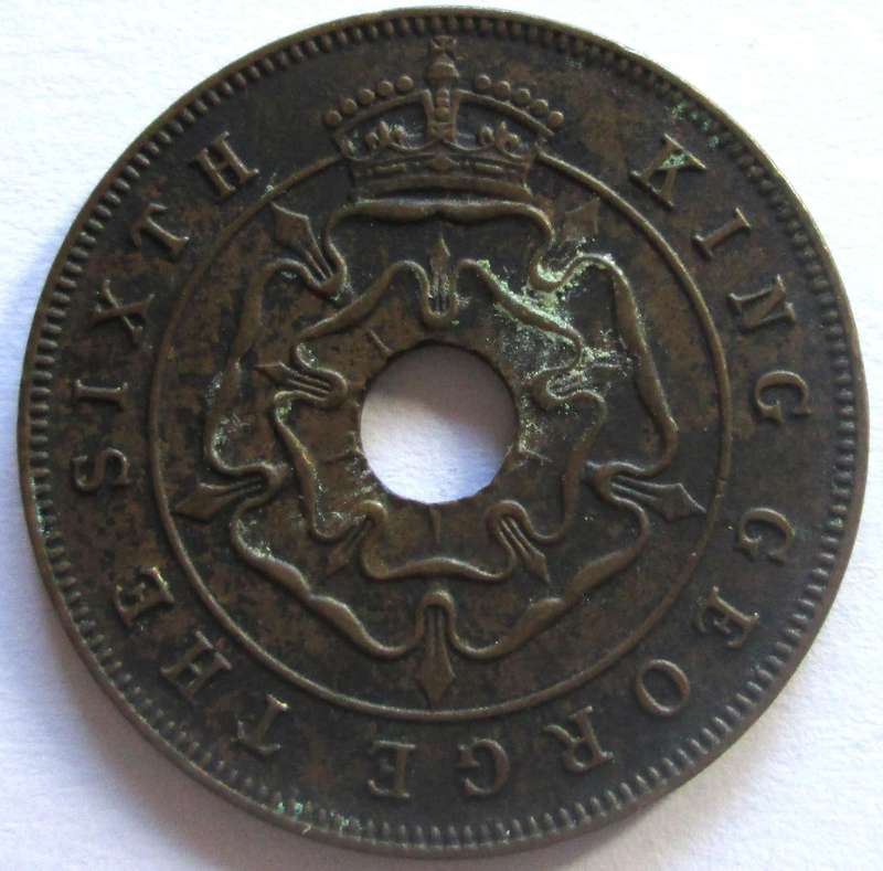 1949 Southern Rhodesia 1 Penny