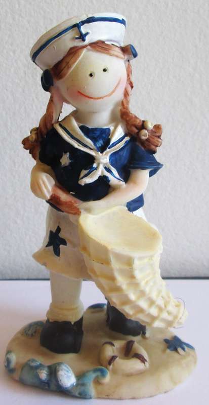 Sailor Beach Girl Ornament