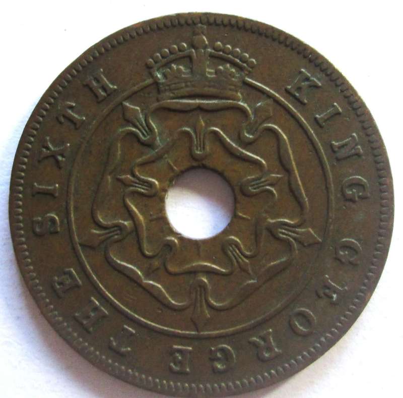 1952 Southern Rhodesia 1 Penny