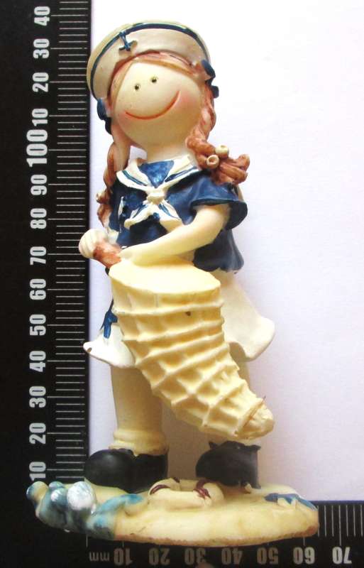 Sailor Beach Girl Ornament