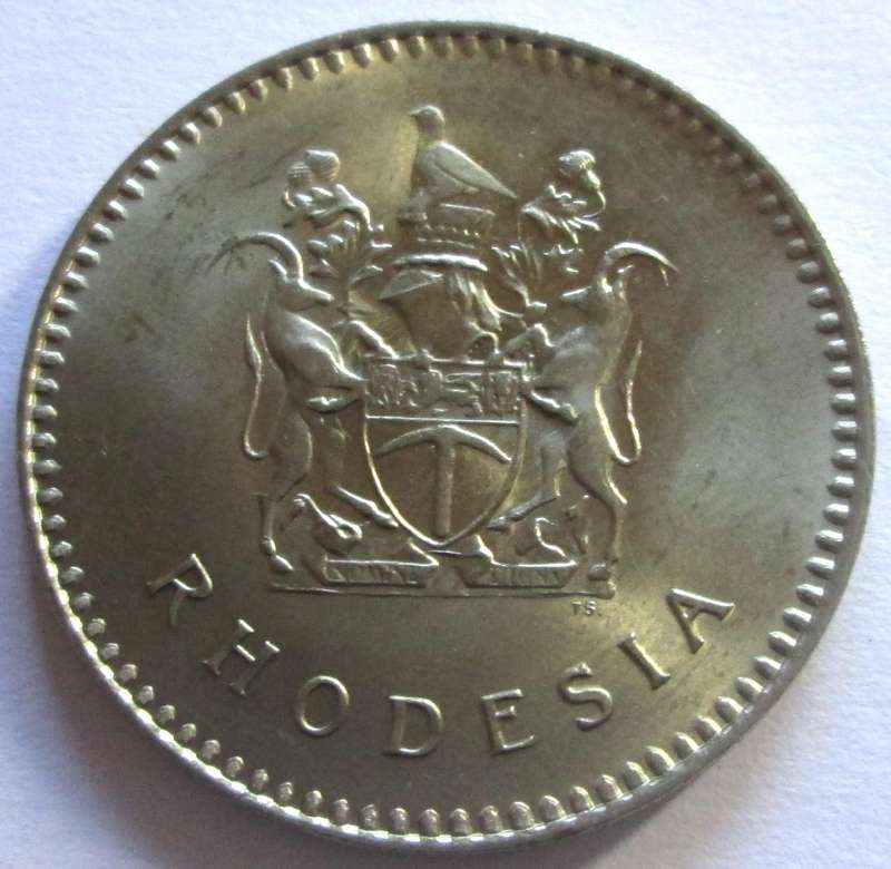 1975 Rhodesia 25 Cents