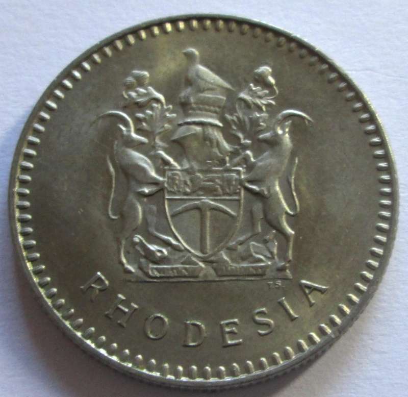 1977 Rhodesia 20 Cents