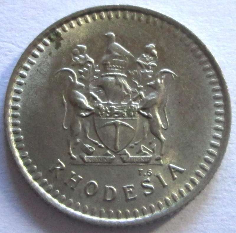 1976 Rhodesia 5 Cents
