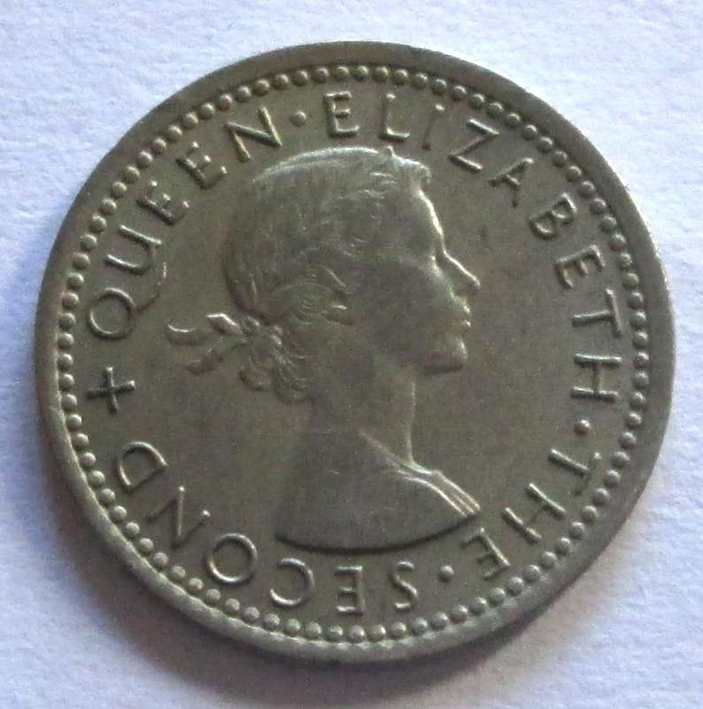 1964 Rhodesia and Nyasaland 3 Pence