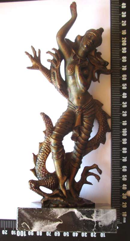 Thai Siamese Dancers with Marble Base