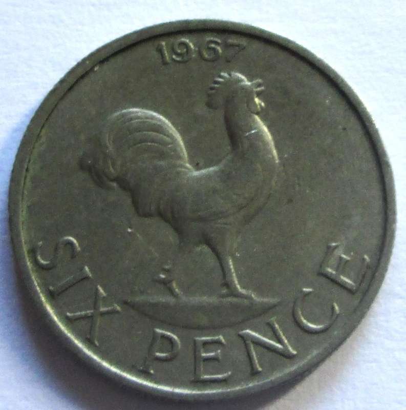 1967 Malawi 6 Pence