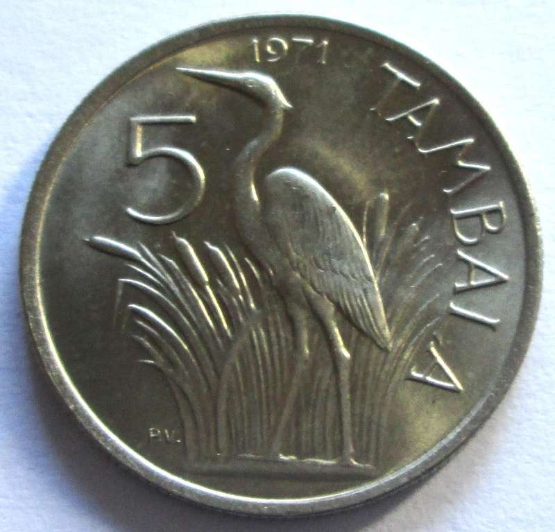 1971 Malawi 5 Tambala